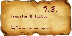 Treszler Brigitta névjegykártya